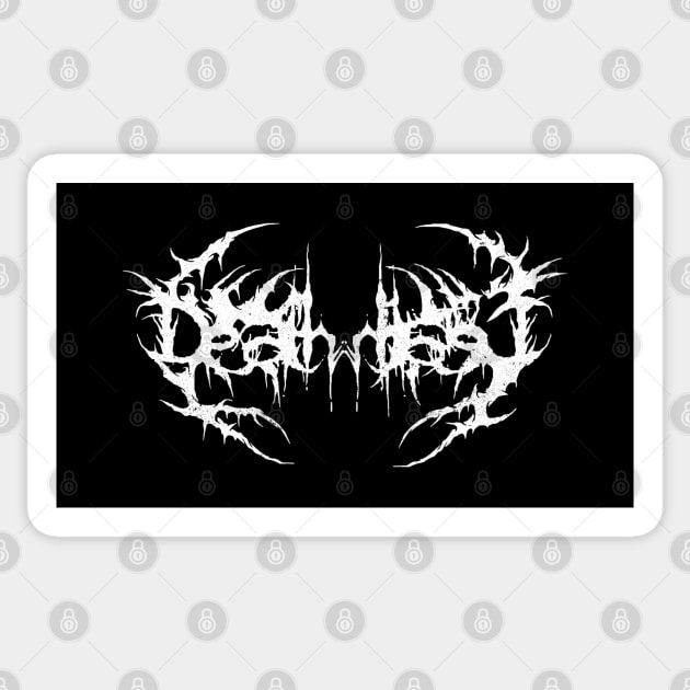 Death Metal Logo Sticker by monolusi